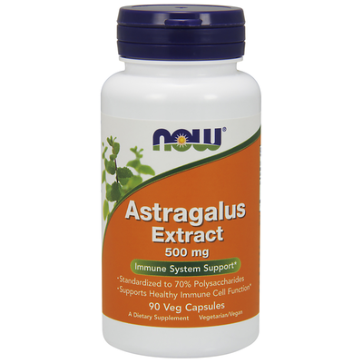 Astragalus Extract 500mg NOW Foods   (90 capsules)